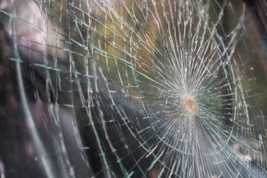 Dangers of driving with a broken window